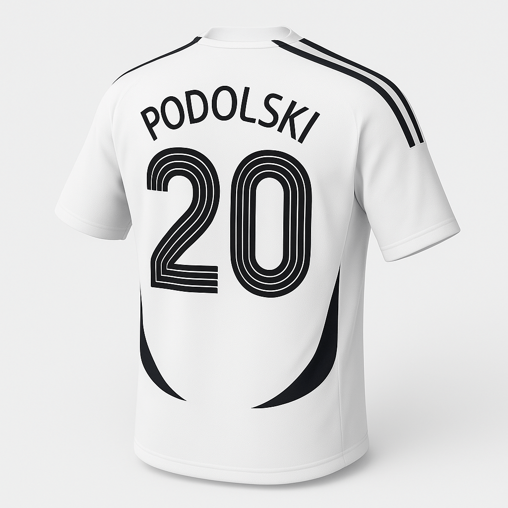 2006 Germany Home Podolski #20 (New) - Size L