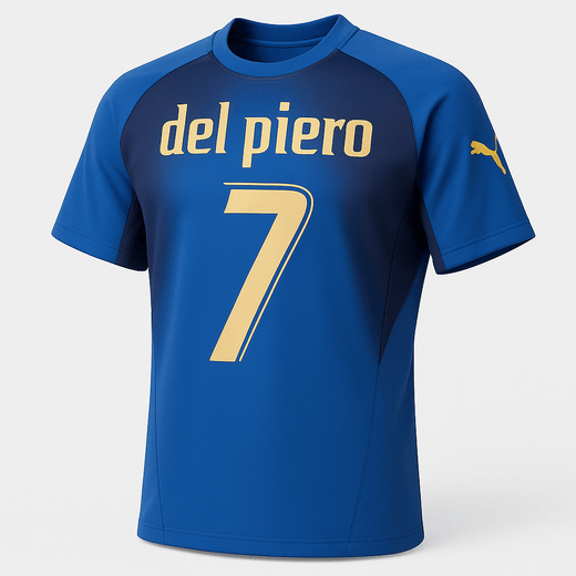 2006 Italy Home Del Piero #7 (New) - Size XS