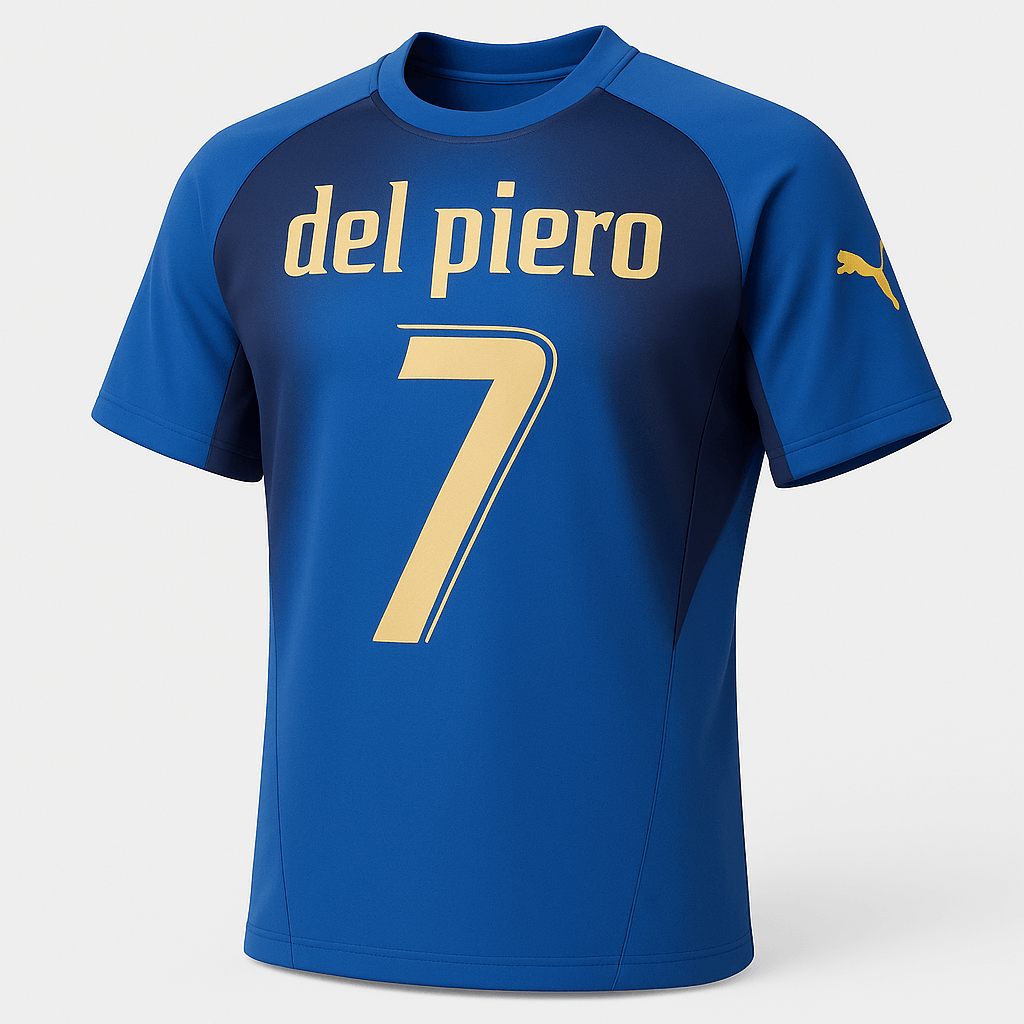 2006 Italy Home Del Piero #7 (New) - Size S