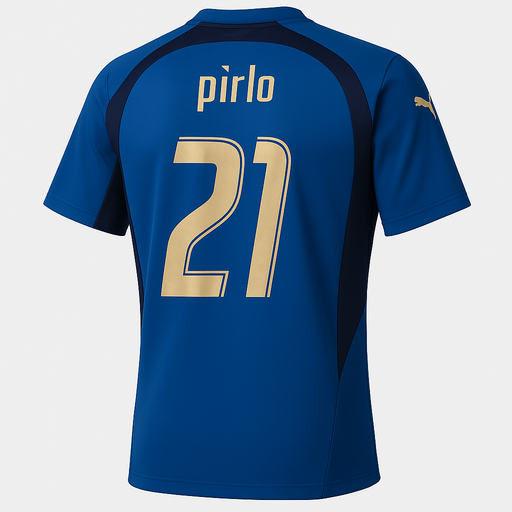 2006 Italy Home Pirlo #21 (New) - Size XL