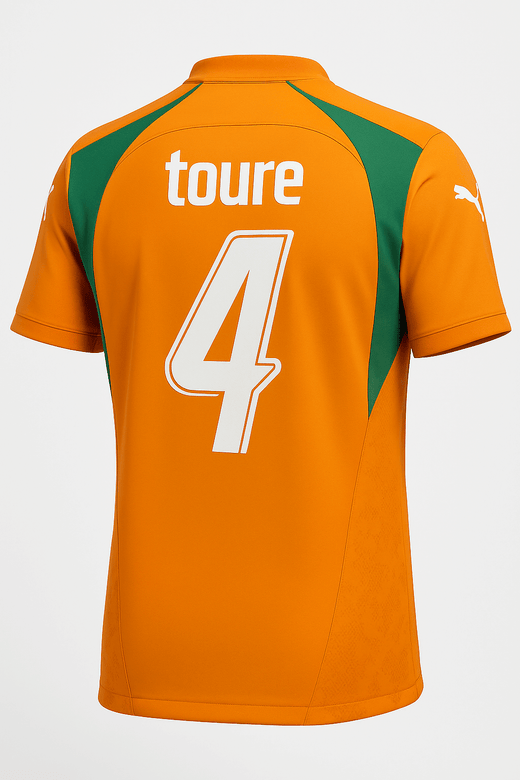 2006 Ivory Coast Home Toure #4 (New) - Size L