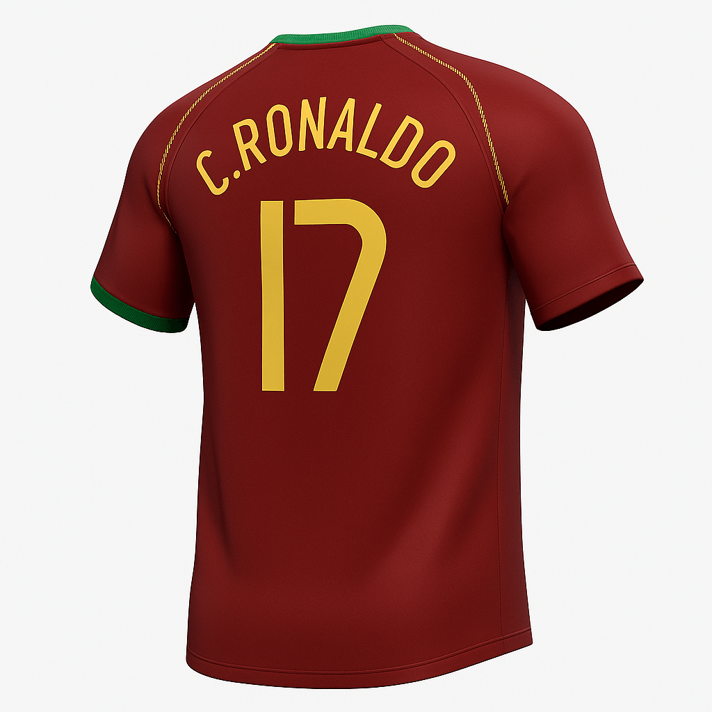 2006 Portugal Home C.Ronaldo #17 (New) - Size L