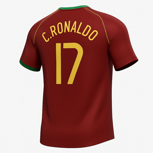 2006 Portugal Home C.Ronaldo #17 (New) - Size M