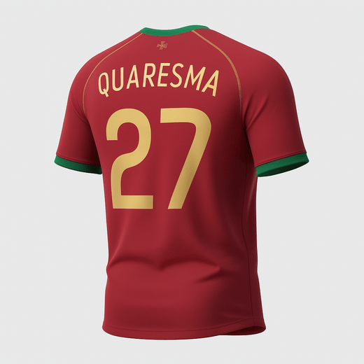 2006 Portugal Home Quaresma #26 (New) - Size L