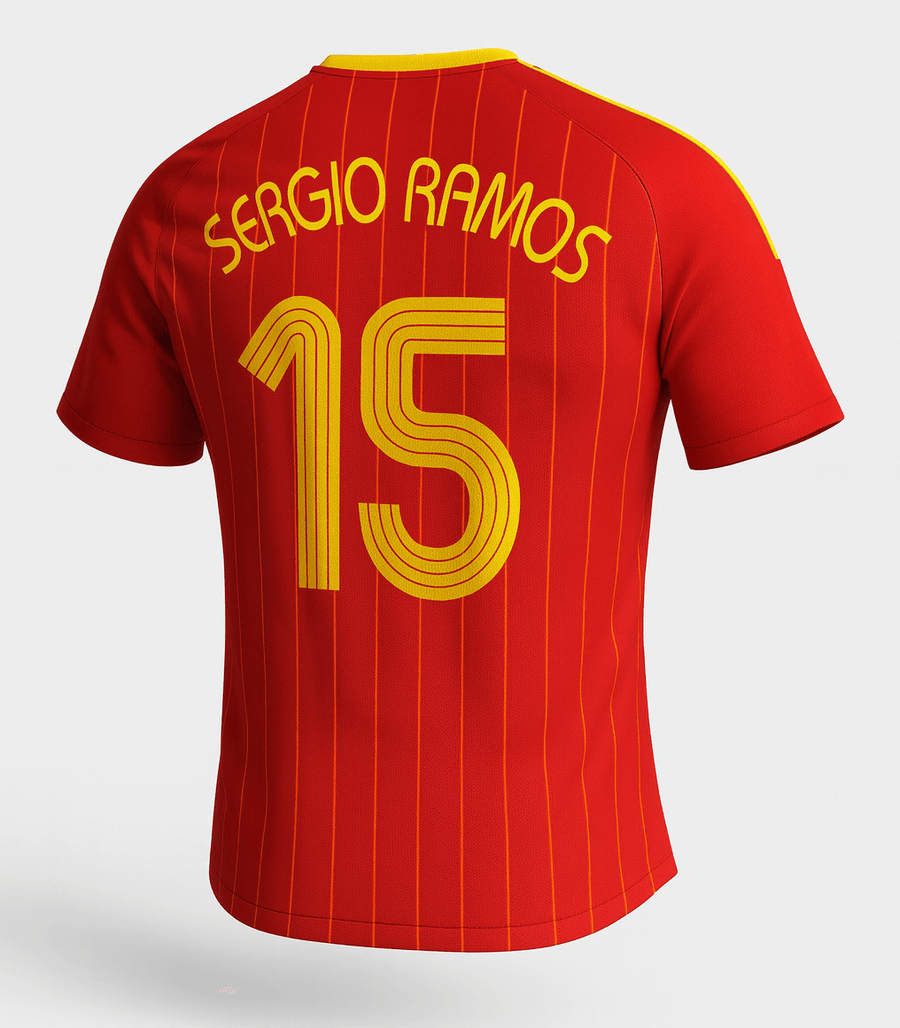 2006 Spain Home Sergio Ramos #15 (New) - Size XXL - image 1