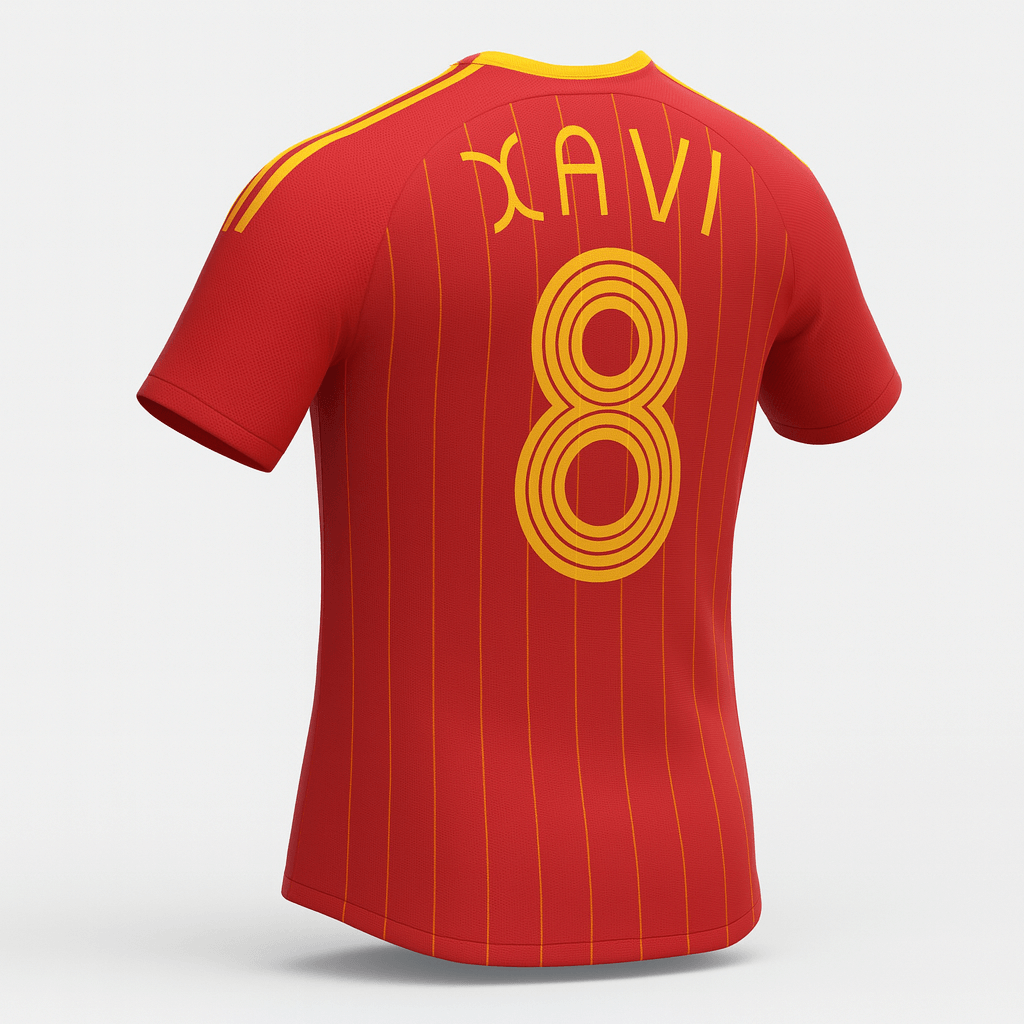 2006 Spain Home Xavi #8 (New) - Size XXL