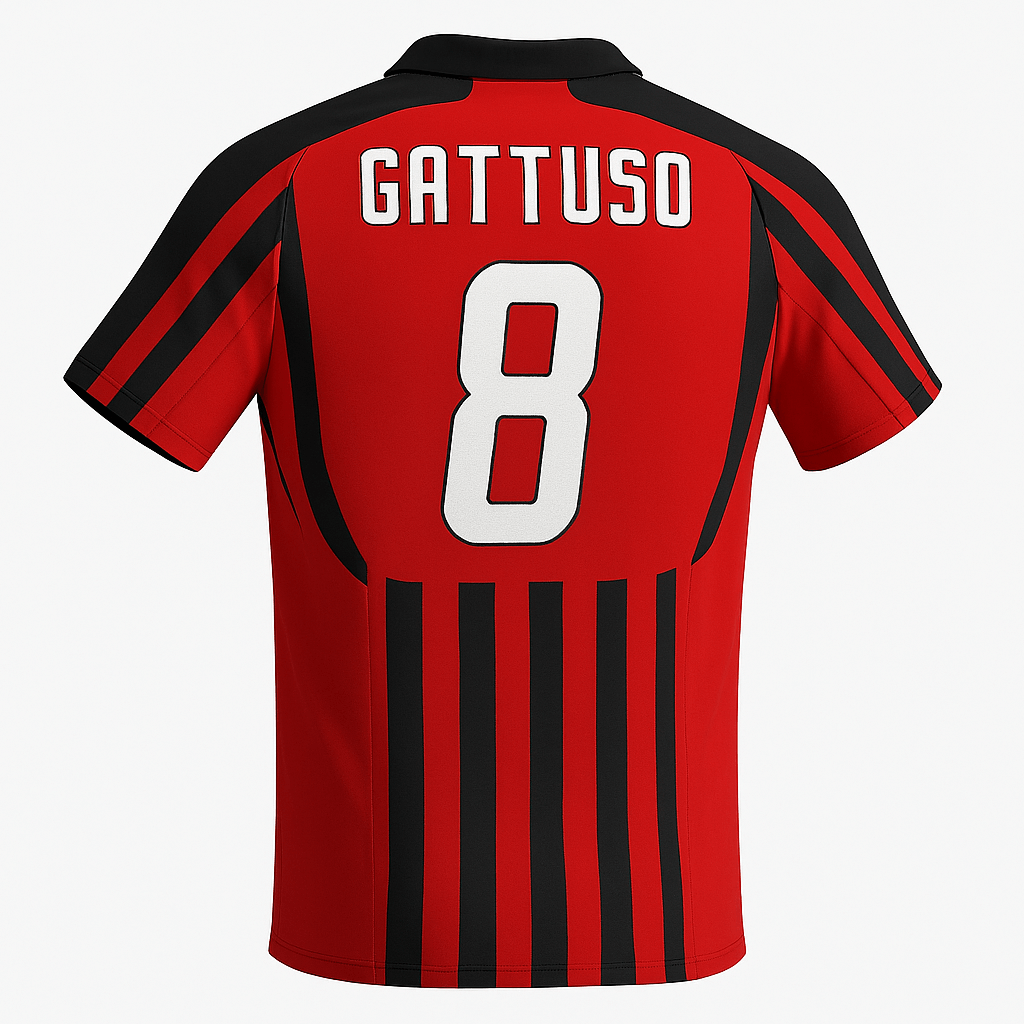 2007–08 AC Milan Home Gattuso #8 (New) - Size XXL
