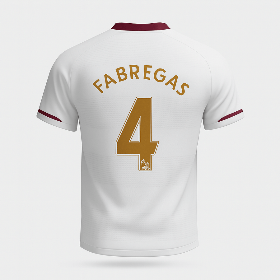 2007–08 Arsenal Away Fabregas #4 (New) - Size S - image 1