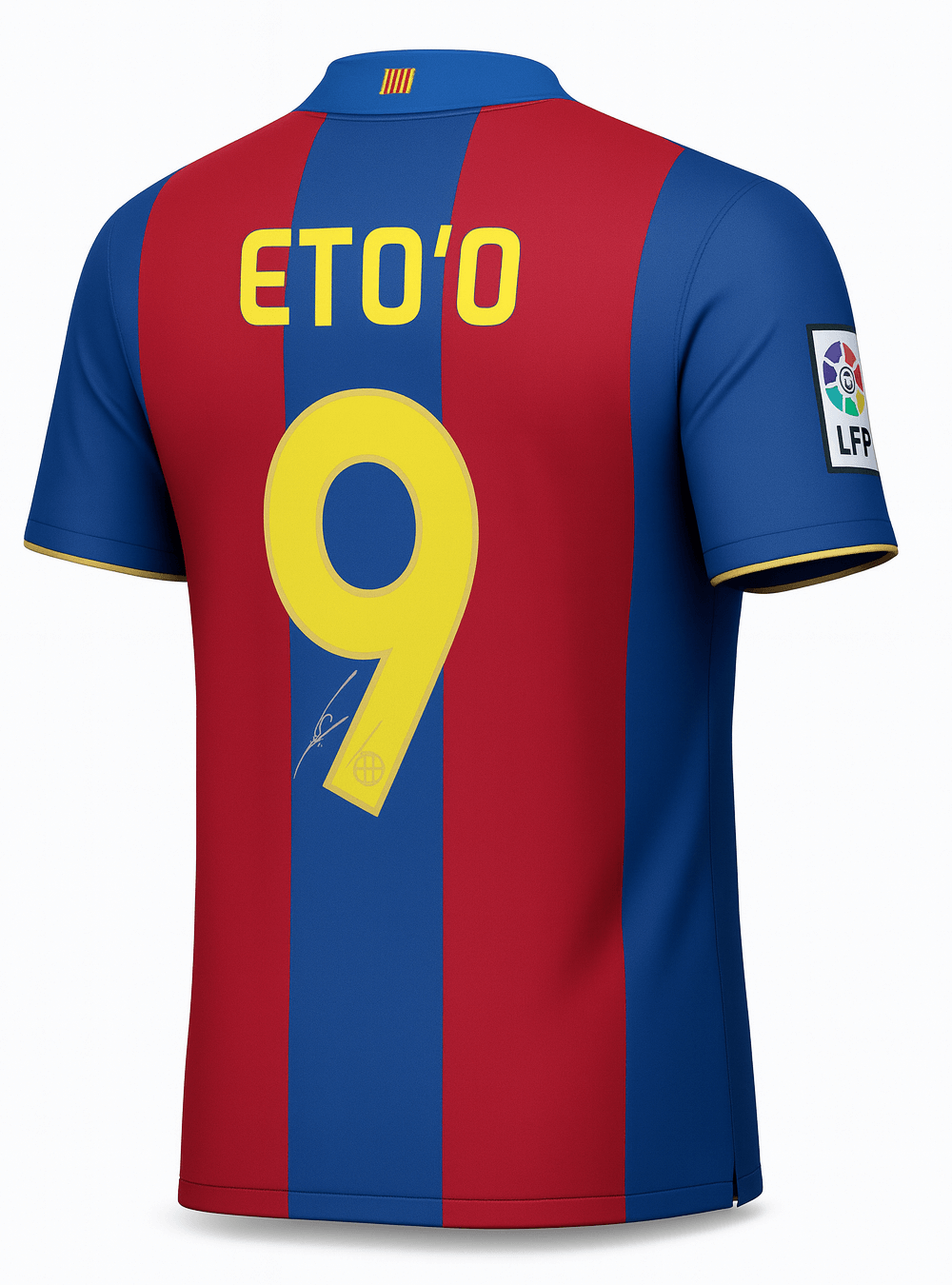 2007–08 Barcelona Home Eto'o #9 (New) - Size XL