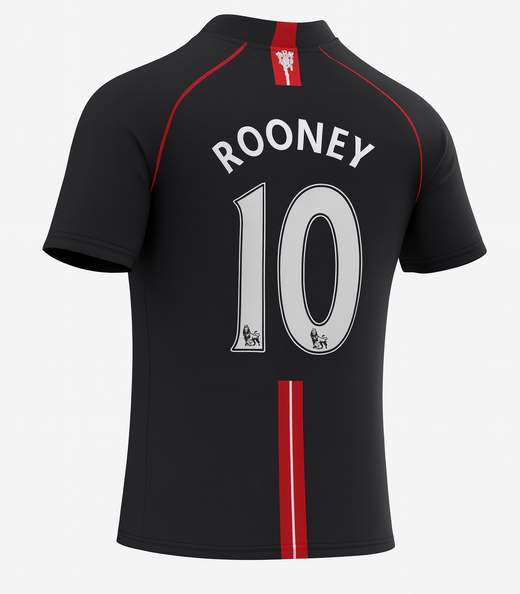 2007–08 Manchester United Away Rooney #10 (New) - Size S