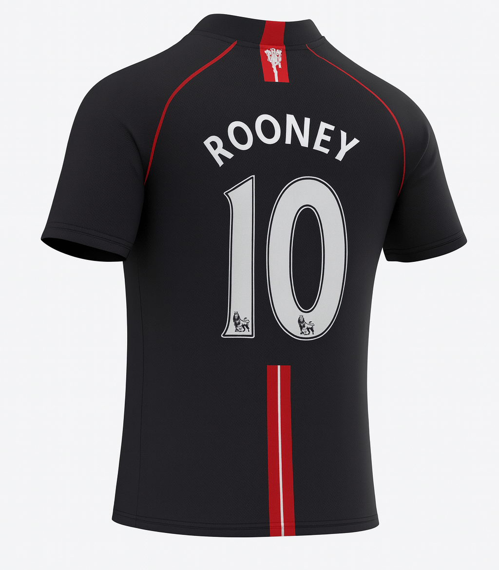 2007–08 Manchester United Away Rooney #10 (New) - Size L
