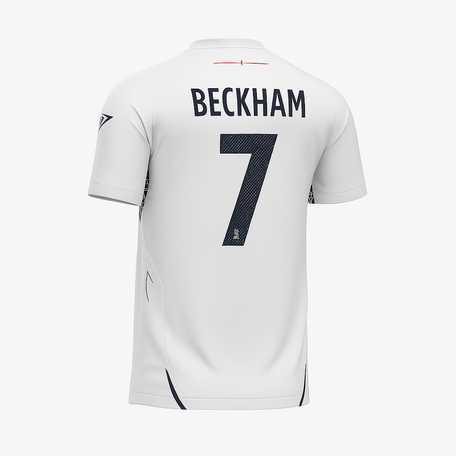 2007–09 England Home Beckham #7 (New) - Size M - image 1