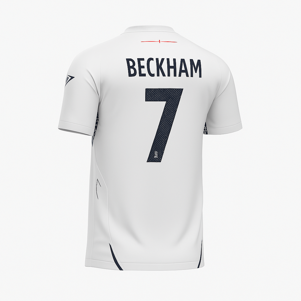 2007–09 England Home Beckham #7 (New) - Size XXL