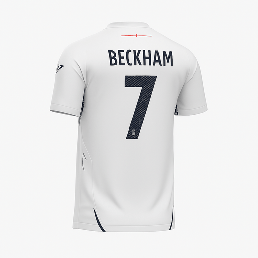 2007–09 England Home Beckham #7 (New) - Size XXL