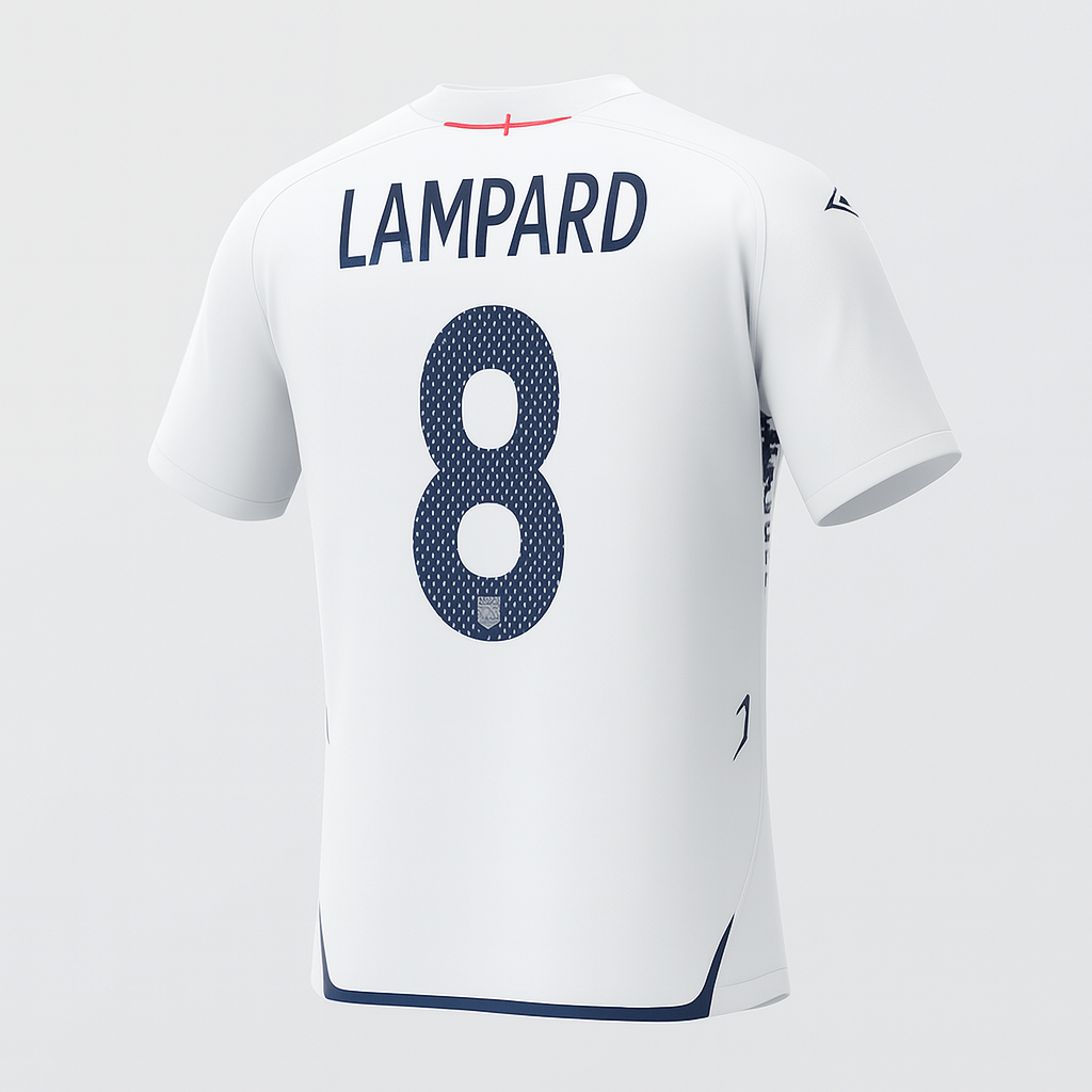 2007–09 England Home Lampard #8 (New) - Size XXL