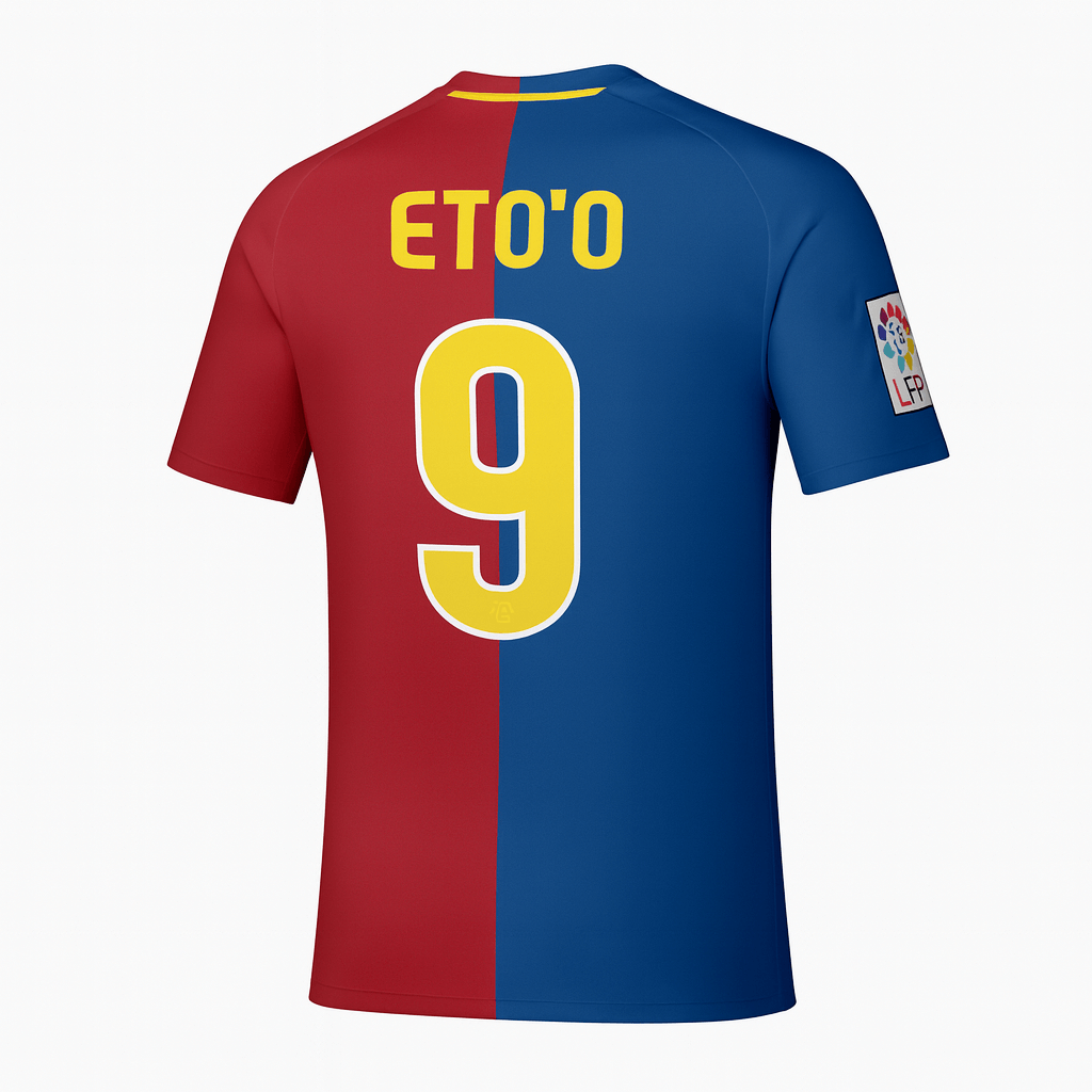 2008–09 Barcelona Home Eto'o #9 (New) - Size XS