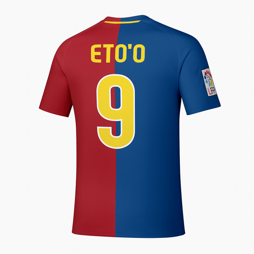 2008–09 Barcelona Home Eto'o #9 (New) - Size XS