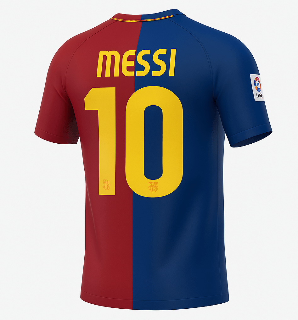 2008–09 Barcelona Home Messi #10 (New) - Size L