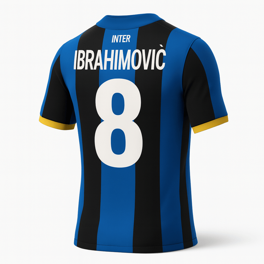 2008–09 Inter Milan Home Ibrahimovic #8 (New) - Size L - image 1