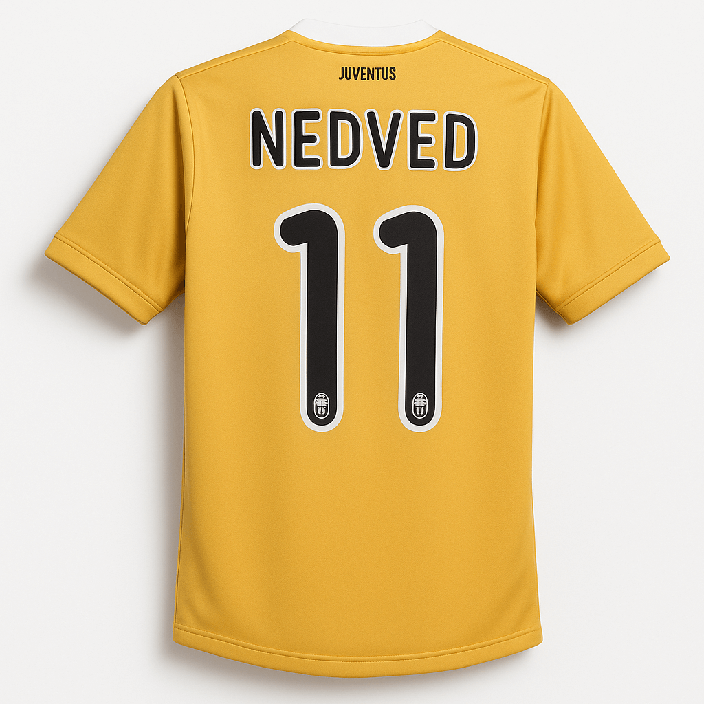 2008–09 Juventus Away Nedved #11 (New) - Size M