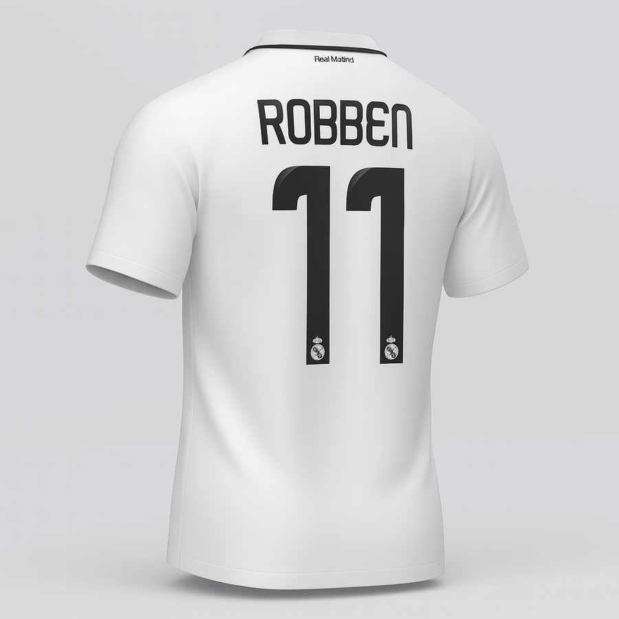 2008–09 Real Madrid Home Robben #11 (New) - Size XXL - image 1