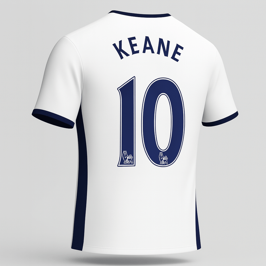 2008–09 Tottenham Home Keane #10 (New) - Size XL - image 1