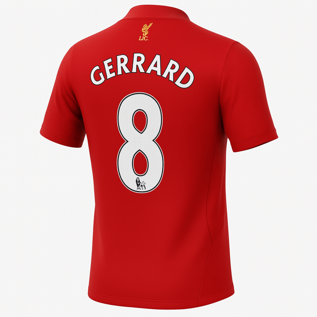 2008–10 Liverpool Home Gerrard #8 (New) - Size S