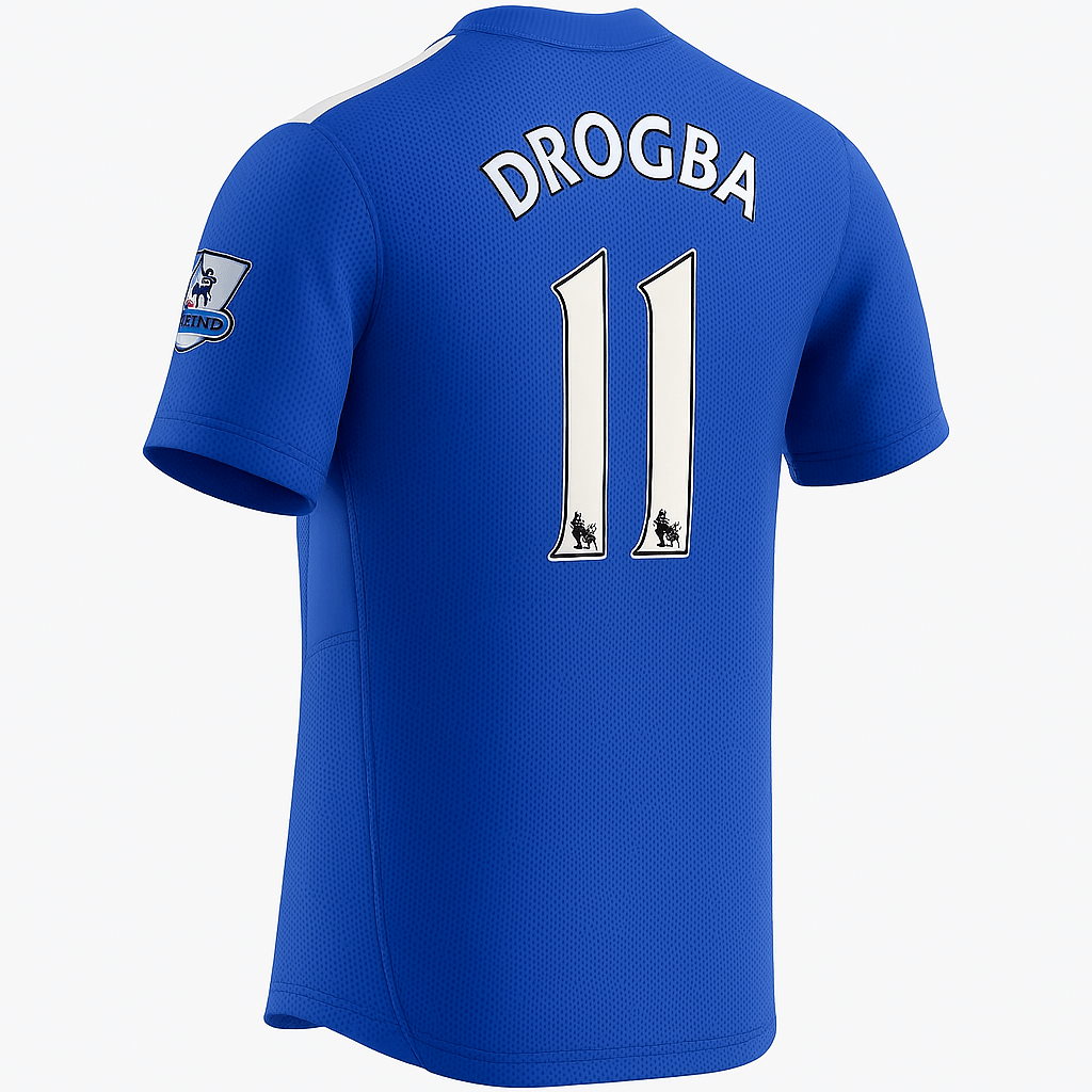 2009–10 Chelsea Home Drogba #11 (New) - Size L