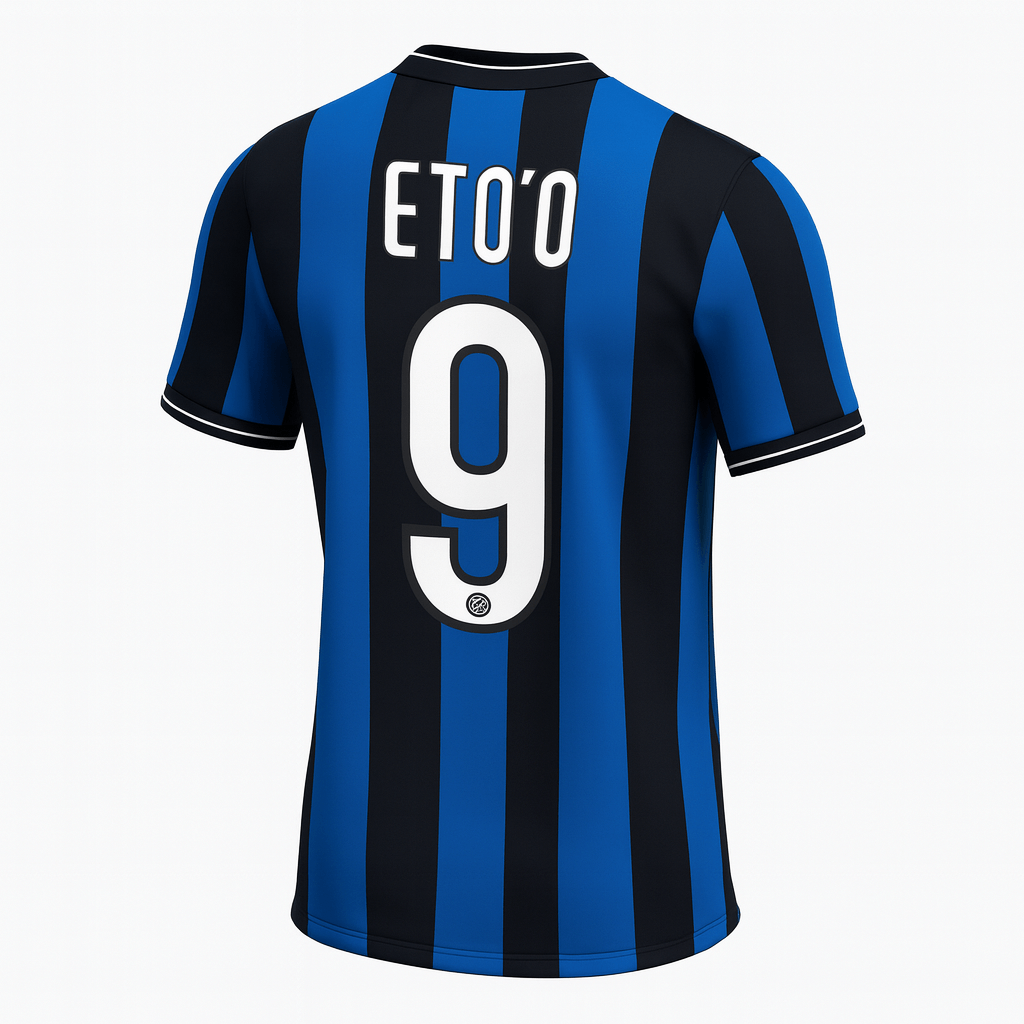 2009–10 Inter Milan Home Eto'o #9 (New) - Size S