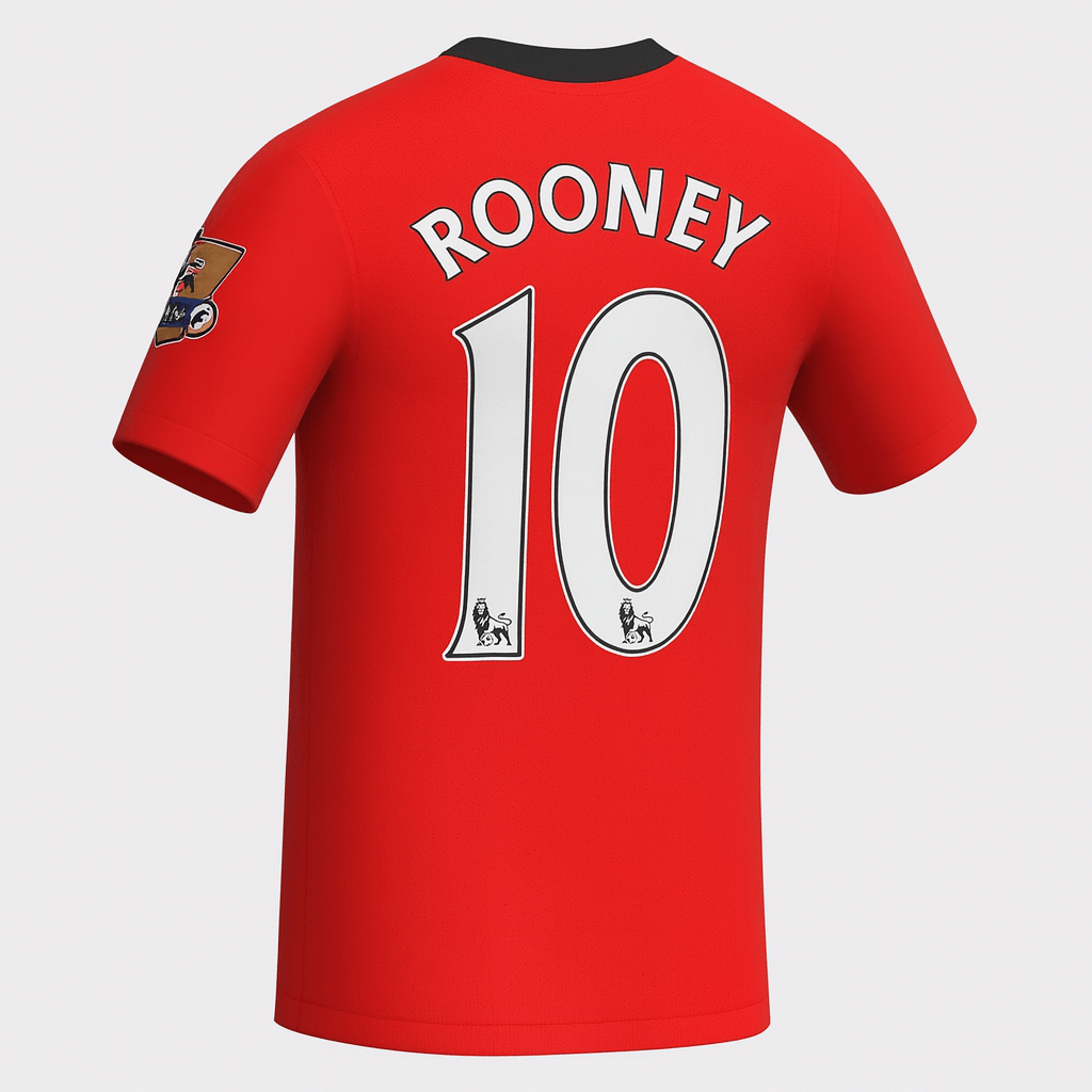 2009–10 Manchester United Home Rooney #10 (New) - Size S