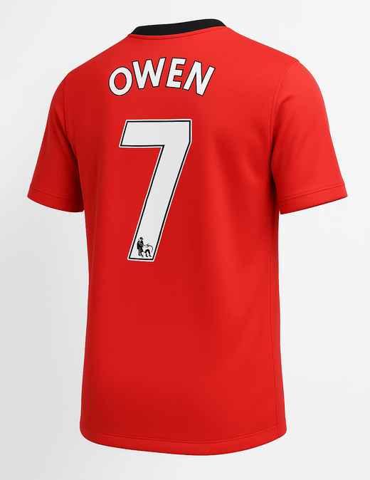 2009–10 Manchester United Home Owen #7 (New) - Size XS