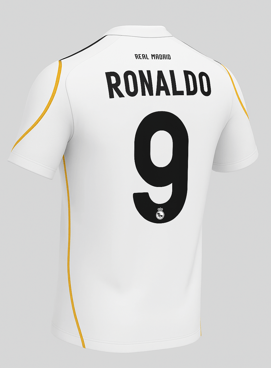 2009–10 Real Madrid Home Ronaldo #9 (New) - Size XXL - image 1