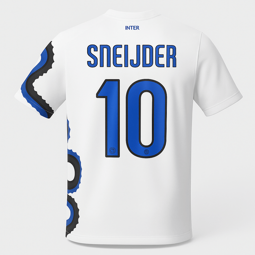 2010–11 Inter Milan Away Sneijder #10 (New) - Size XXL