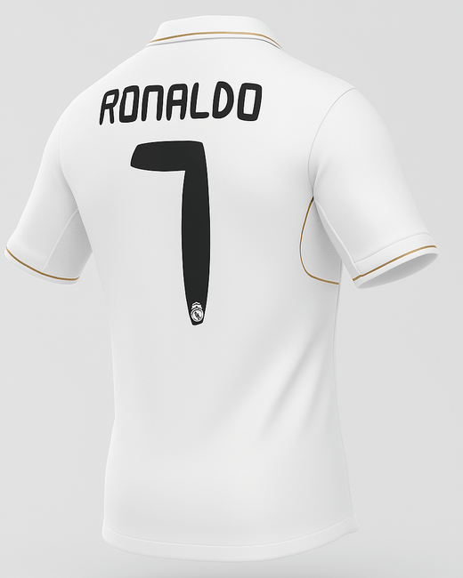 2010–11 Real Madrid Home Ronaldo #7 (New) - Size XL