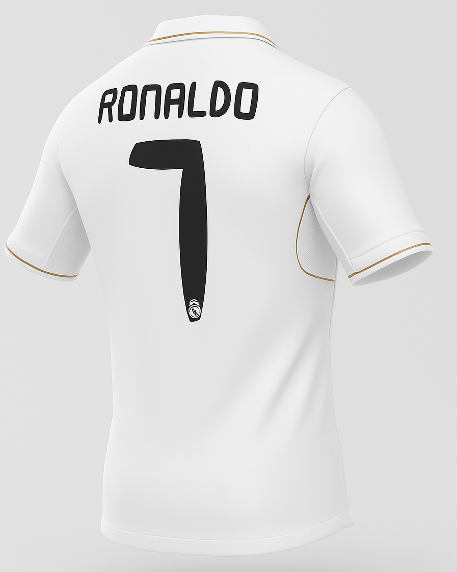 2010–11 Real Madrid Home Ronaldo #7 (New) - Size XL