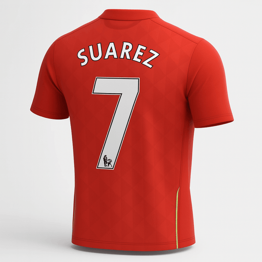 2010–12 Liverpool Home Suarez #7 (New) - Size L