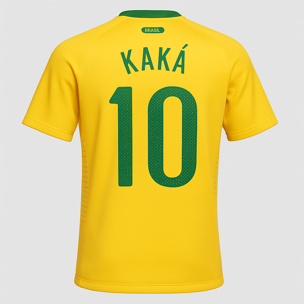 2010 Brazil Home Kaka #10 (New) - Size XXL