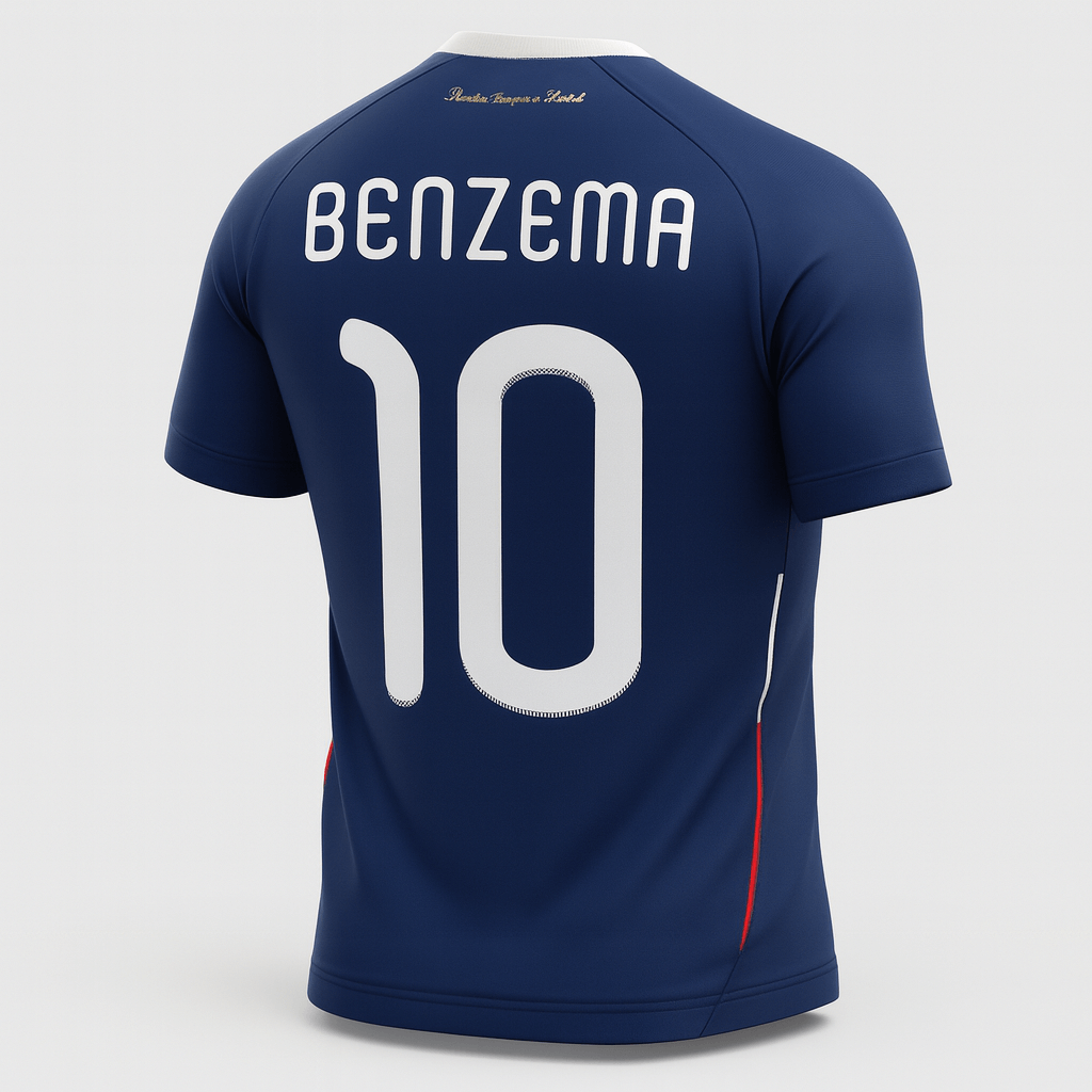 2010 France Home Benzema #10 (New) - Size L