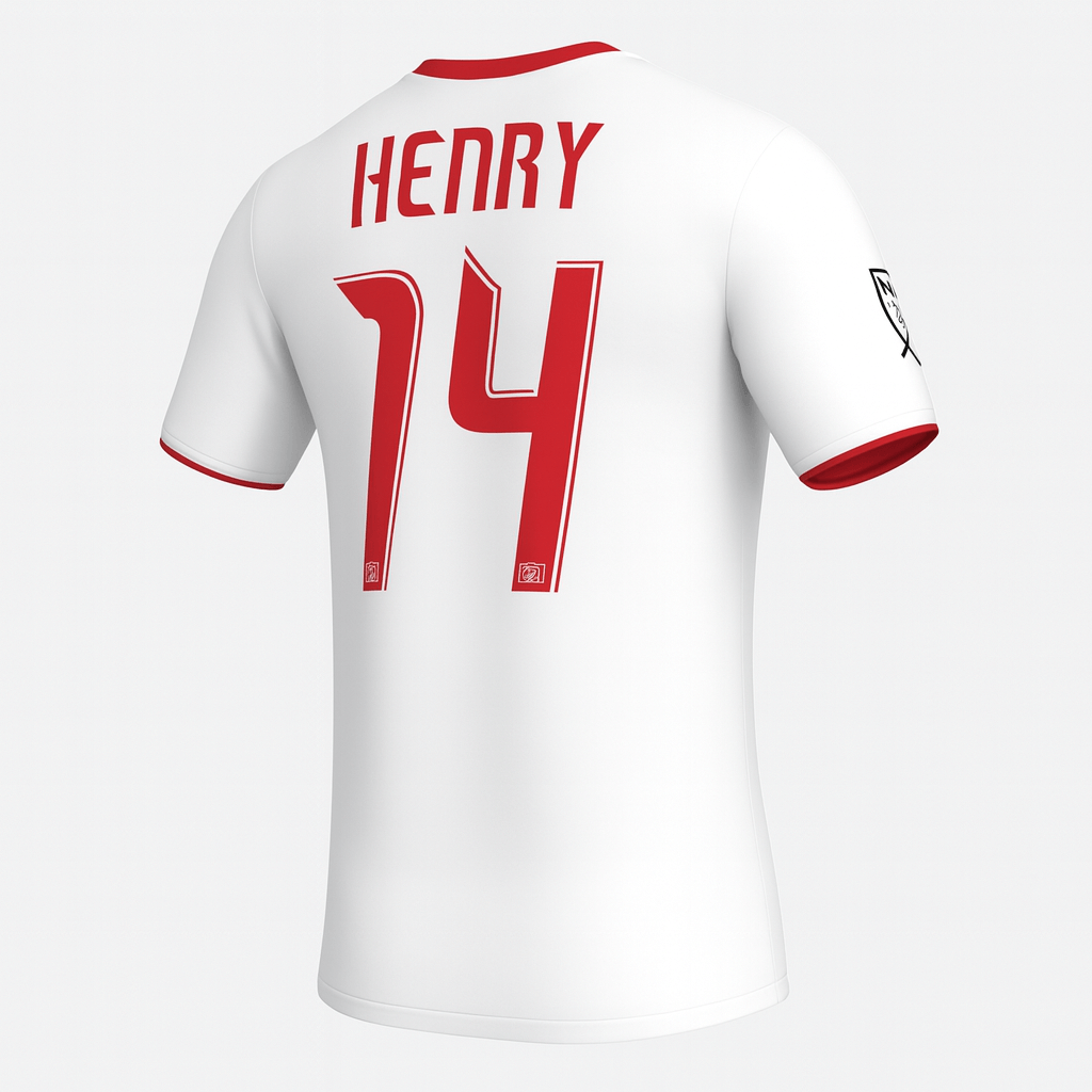 2010 New York Red Bulls Home Henry #14 (New) - Size XXL