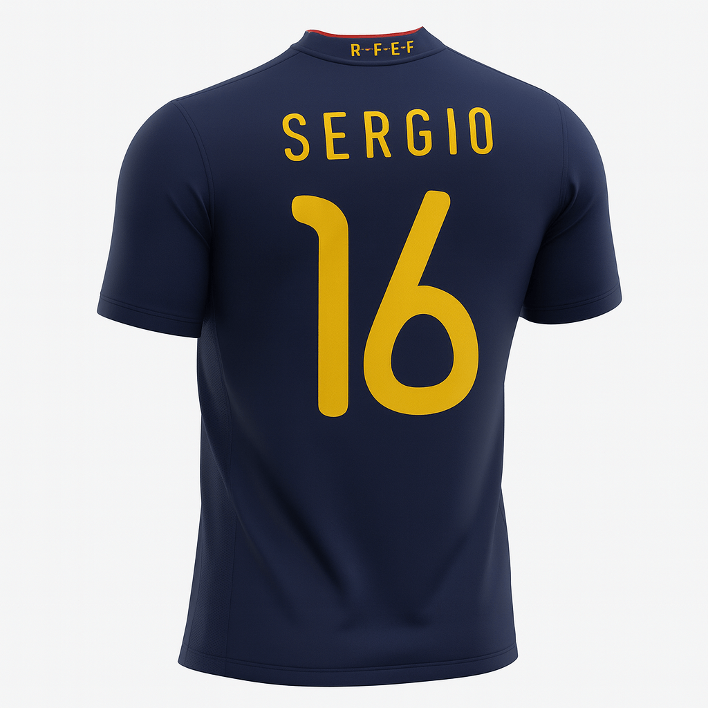 2010 Spain Away Busquets #16 (New) - Size XL