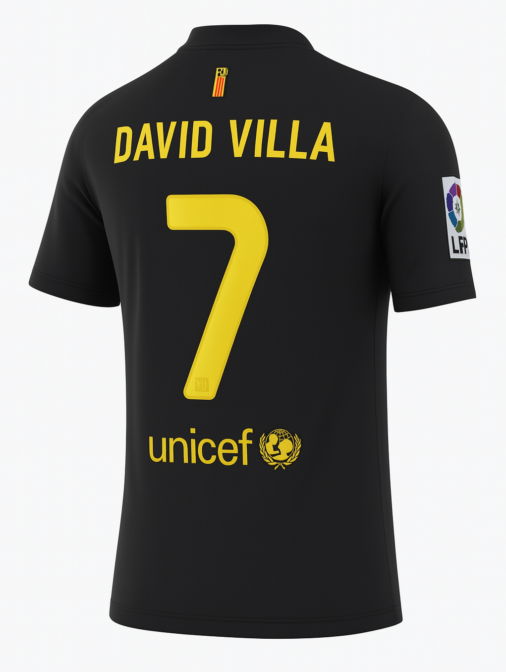 2011–12 Barcelona Away David Villa #7 (New) - Size S