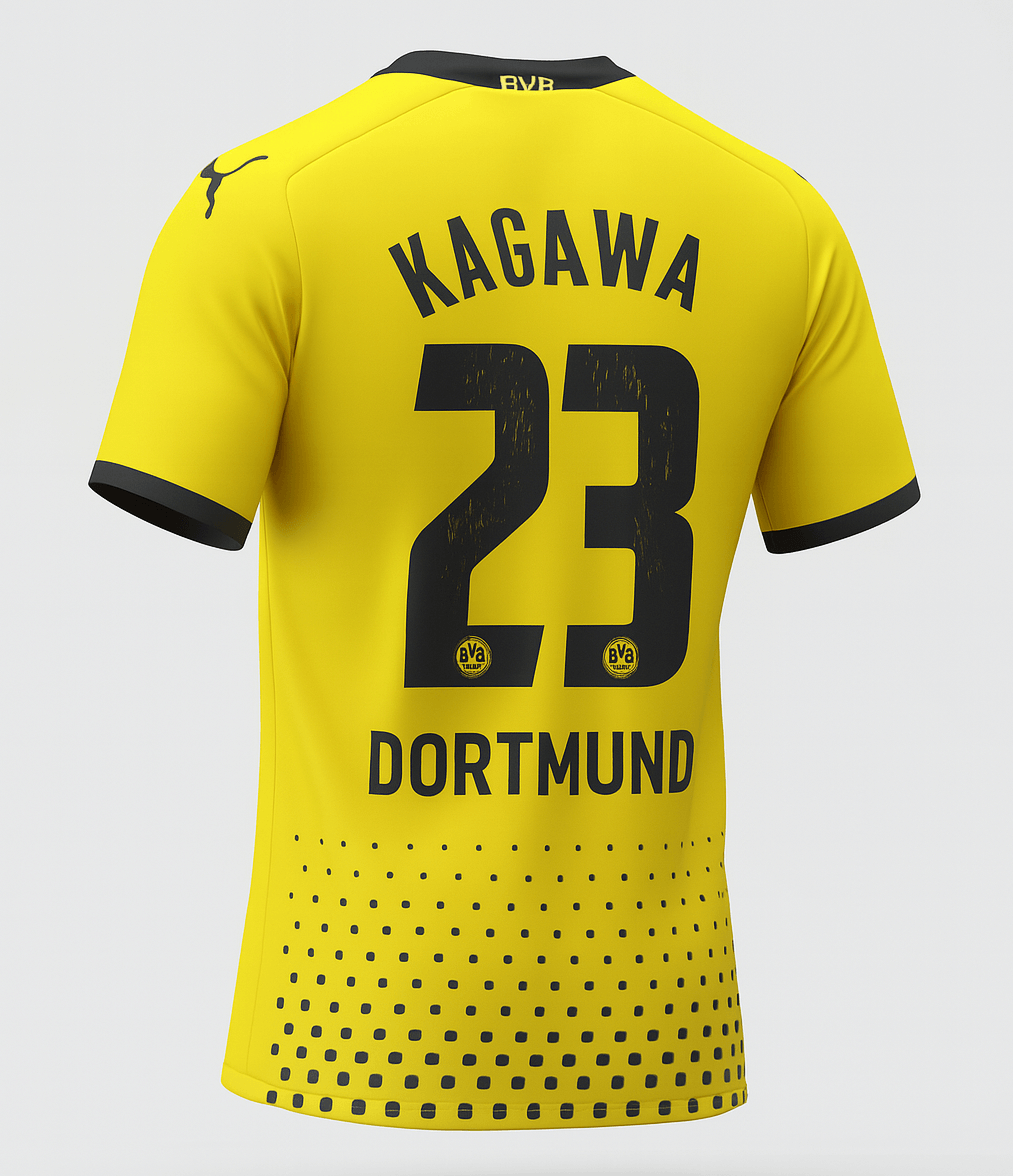 2011–12 Borussia Dortmund Home Kagawa #23 (New) - Size M