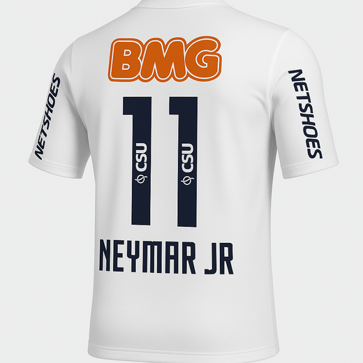 2011–12 Santos Home Neymar #11 (New) - Size XS