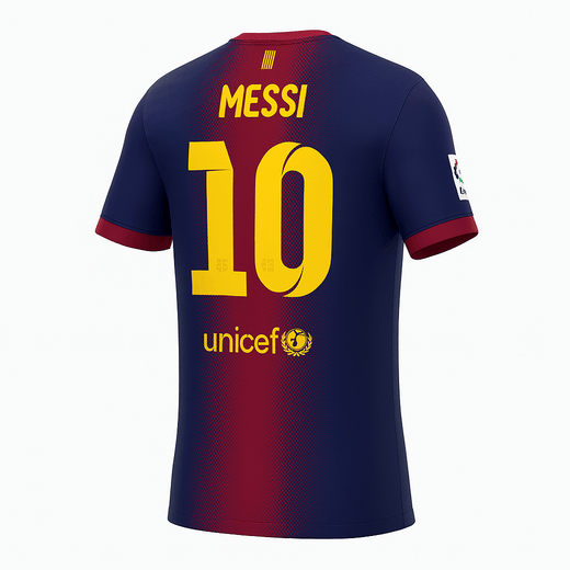 2012–13 Barcelona Home Messi #10 (New) - Size XL