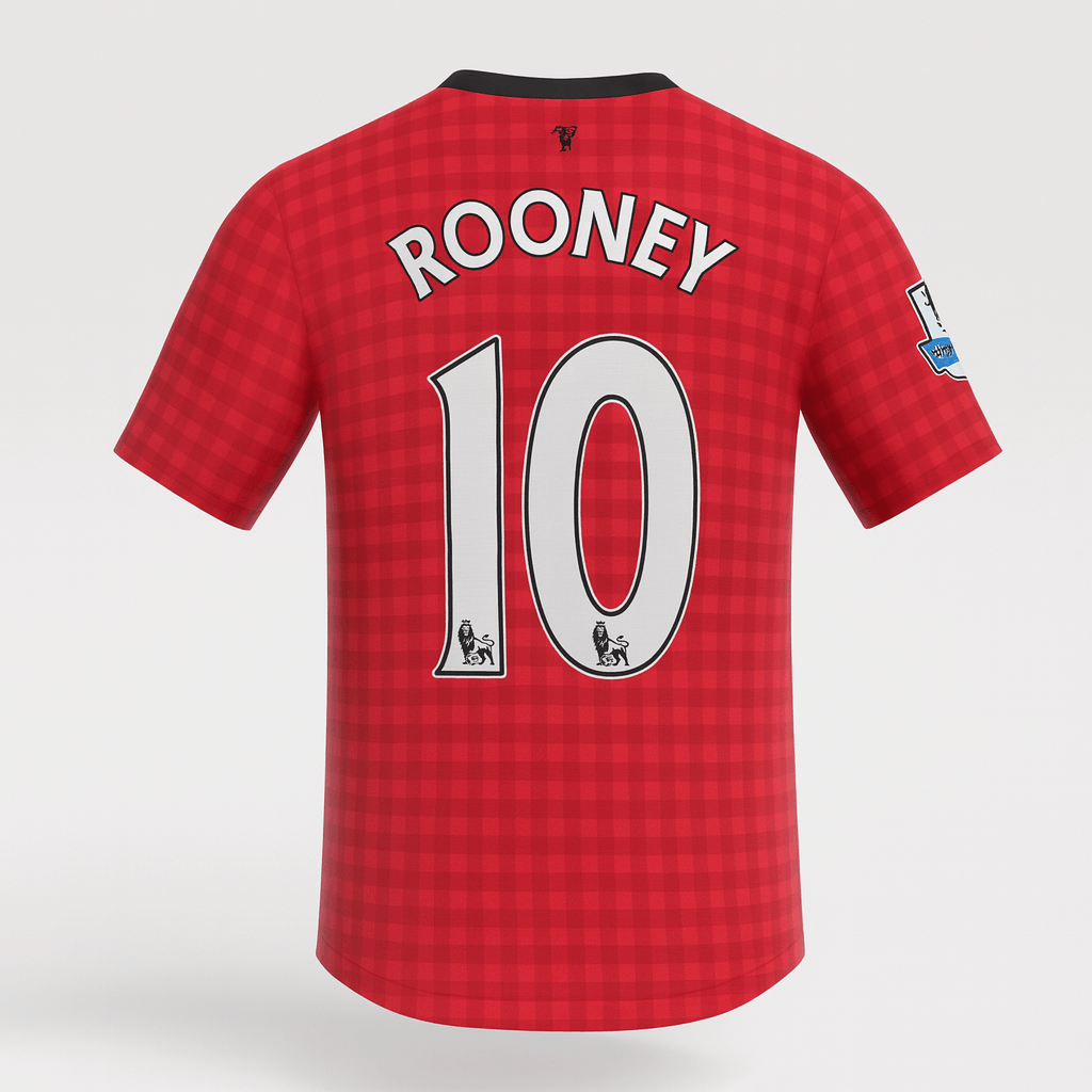 2012–13 Manchester United Home Rooney #10 (New) - Size XL