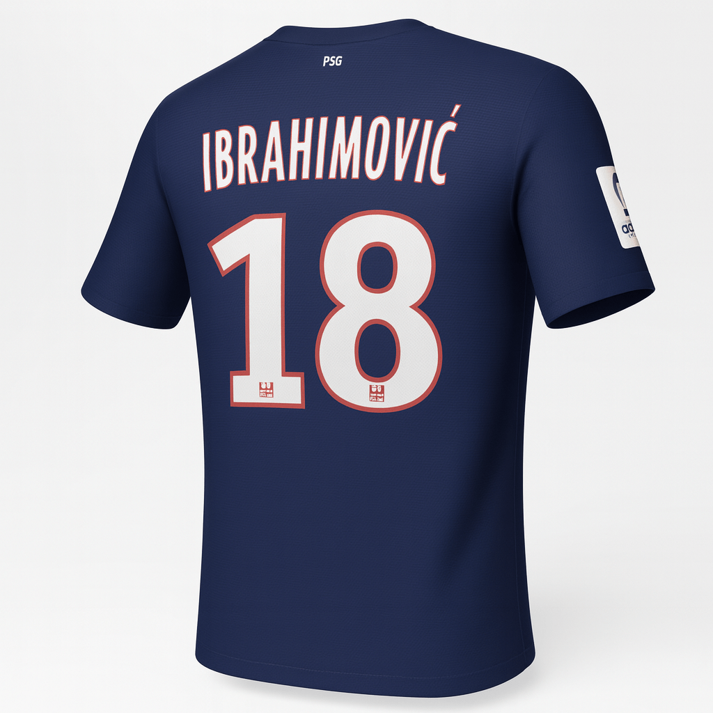 2012–13 Paris Saint-Germain Home Ibrahimovic #18 (New) - Size XL