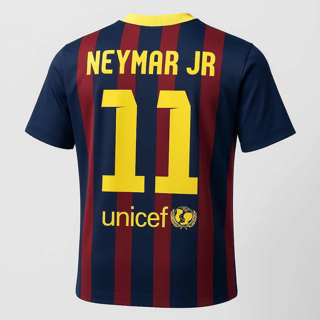 2013–14 Barcelona Home Neymar Jr #11 (New) - Size S