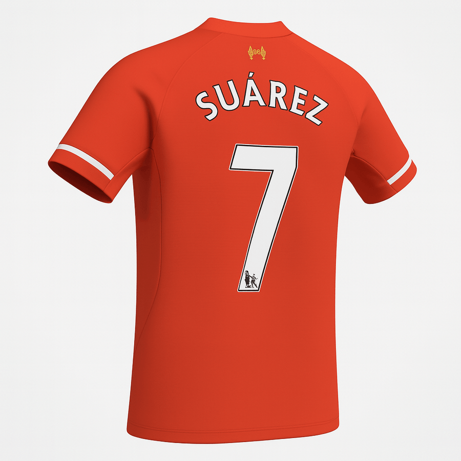 2013–14 Liverpool Home Suarez #7 (New) - Size S - image 1