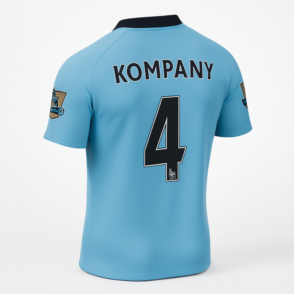 2013–14 Manchester City Home Kompany #4 (New) - Size XS