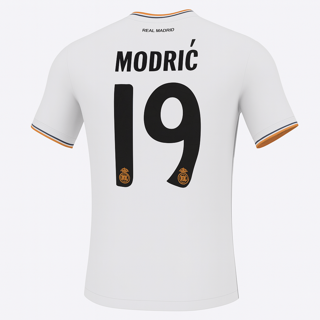 2013–14 Real Madrid Home Modric #19 (New) - Size XXL